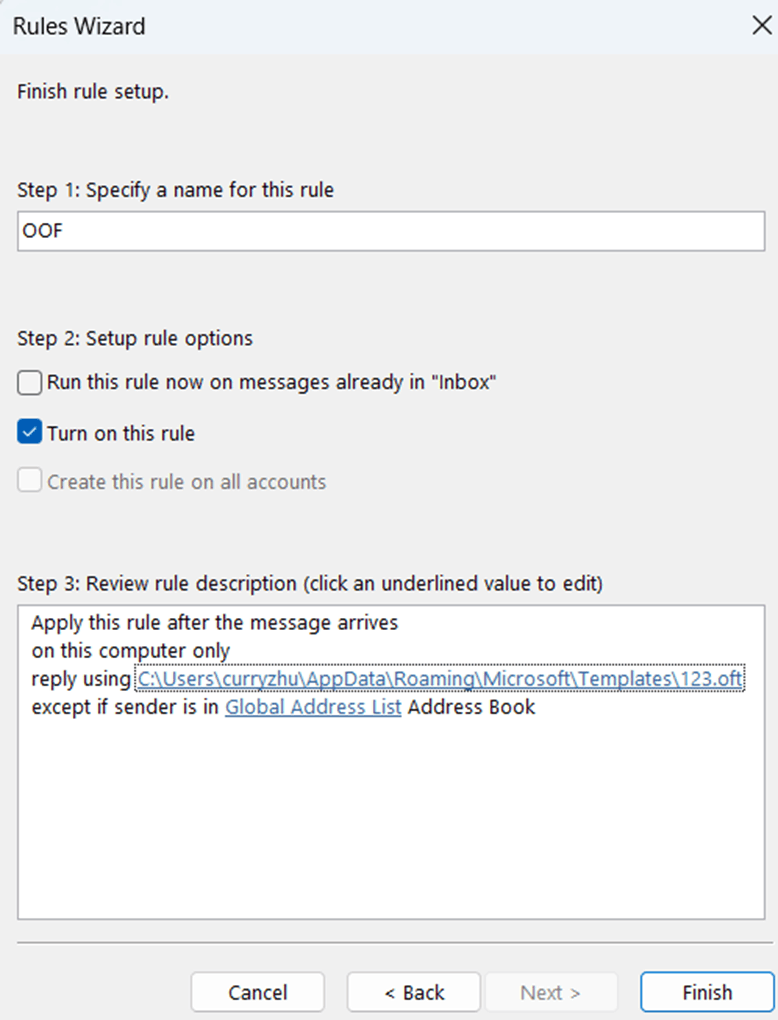 How do I turn on auto-reply for outside of org without turning on auto ...