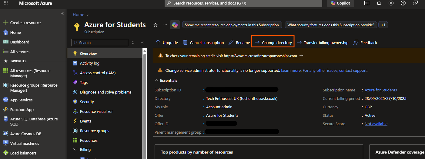 Azure subscription - Microsoft Q&A