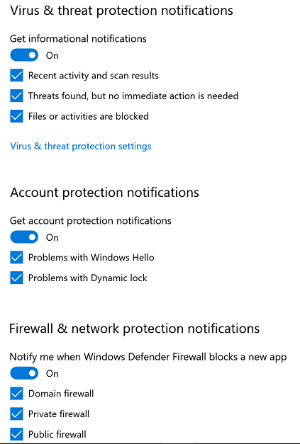 Toast Notification In Windows 10 not working after Windows Defender ...