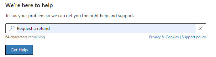 HOW TO REFUND SUBSCRIPTION - Microsoft Q&A