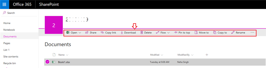 Hide the sharepoint document library toolbar - Microsoft Q&A