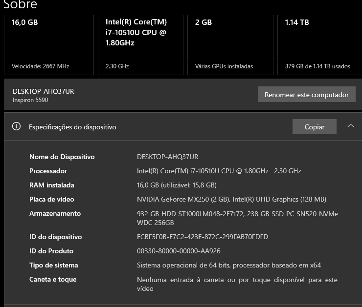 Várias telas azuis no meu Windows 10 pro, como resolver