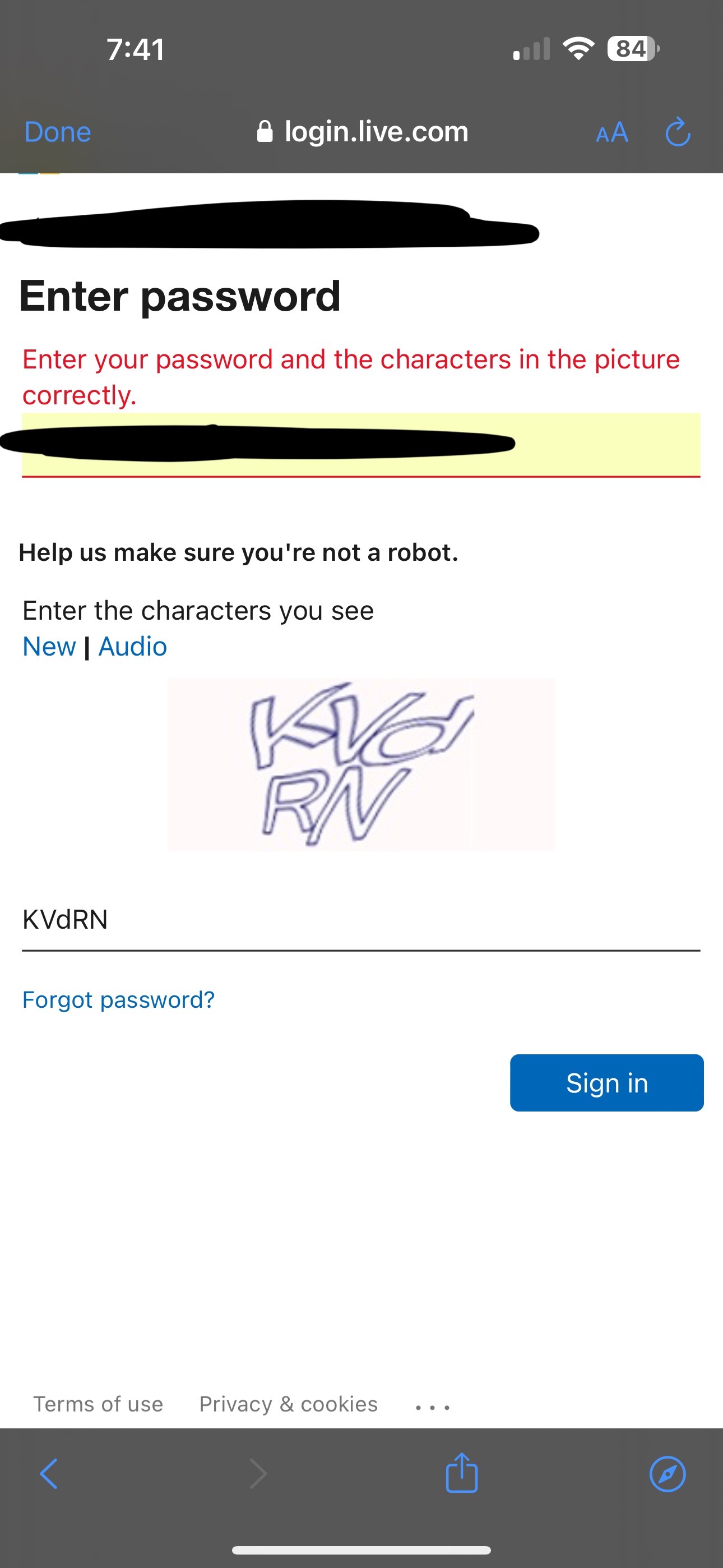 I have been trying to login to my account for the past 1 hour however ...