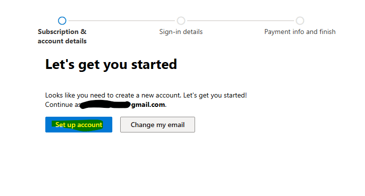How can I create a Microsoft account if I only have a google workspace ...