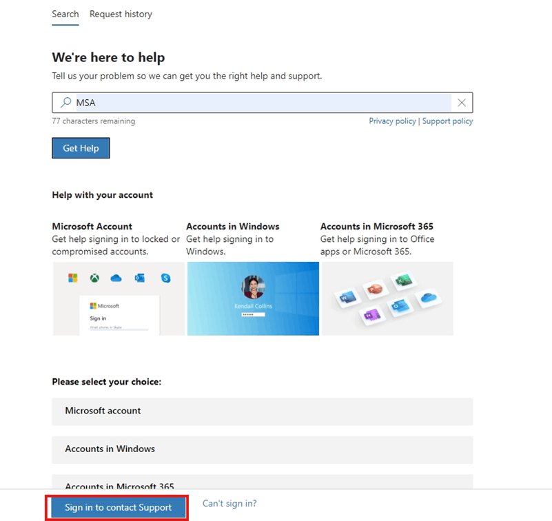 unable to reset password - Microsoft Q&A
