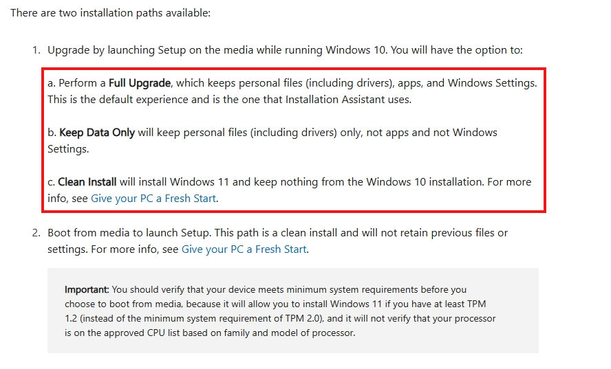 Trying to upgrade to Win 11. Keep getting 0x800703ee error or message ...