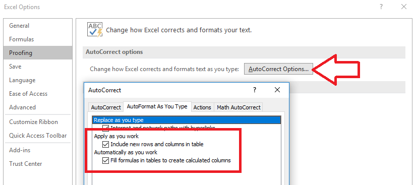 Table in state where new rows do not get the formula or formatting from ...