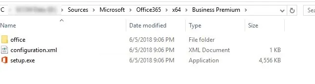 SCCM Office 365 Installer