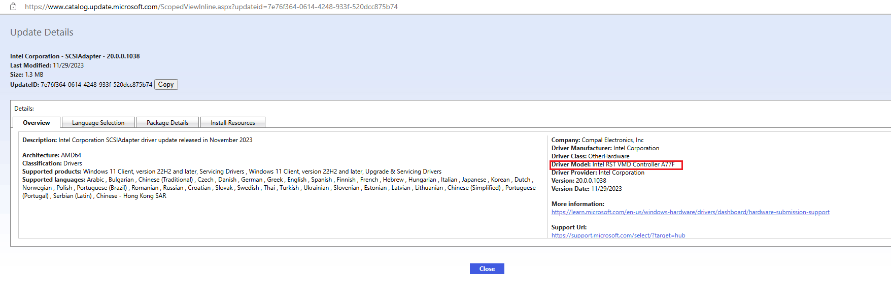 I can't find the Extension driver in MUC - Microsoft Q&A