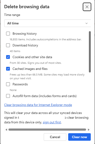 I cannot receive or send any emails and get this error trying to sign ...