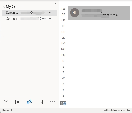Can I move contacts from email address to alias address? - Microsoft Q&A