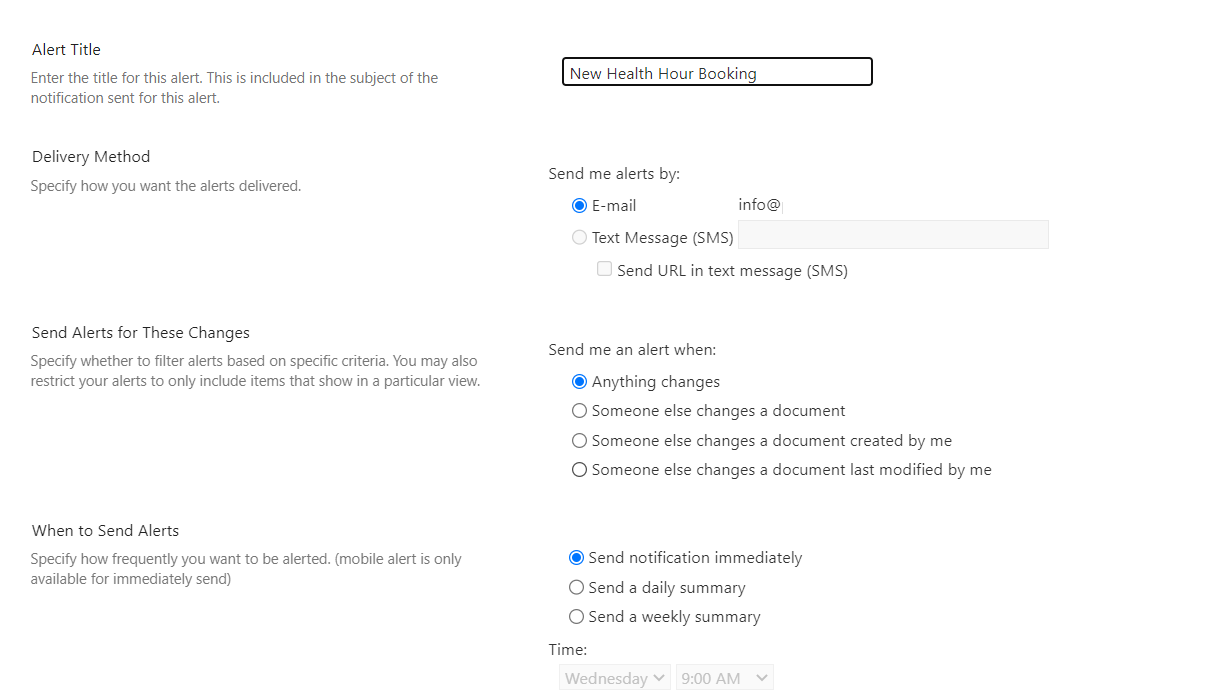 Sharepoint Alerts are not sending to a shared inbox - Microsoft Q&A