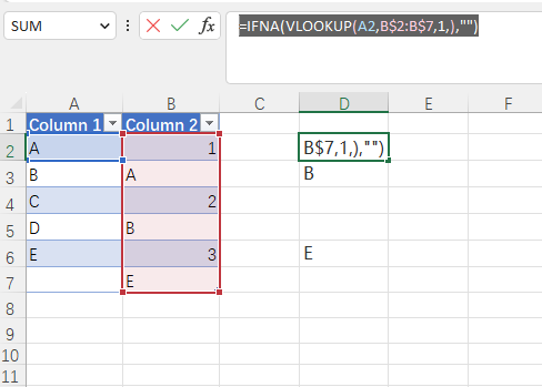 How to make a column that only shows data if the cell value is ...