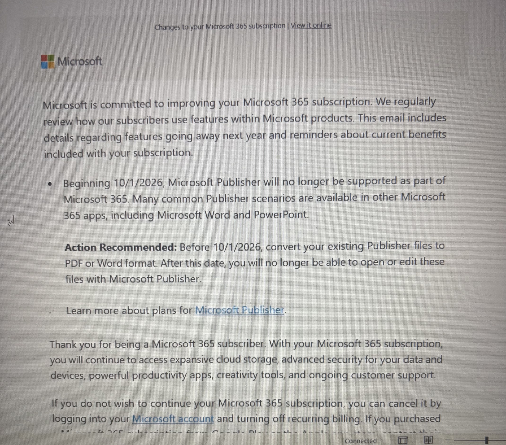 MIcrosoft screen shot