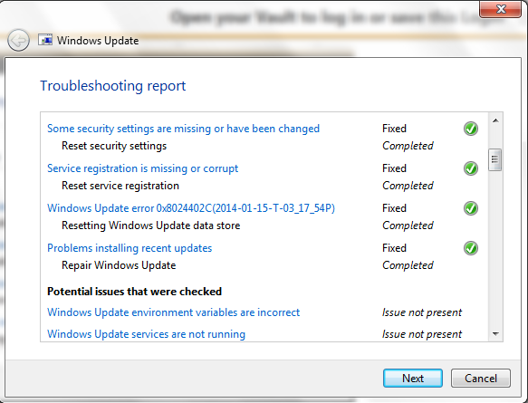 Windows 7 - Update fails with an error code 800F020B. - Microsoft Q&A