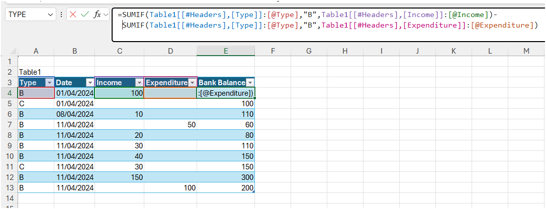 Excel is not correctly propagating formulas in a table - Microsoft Q&A