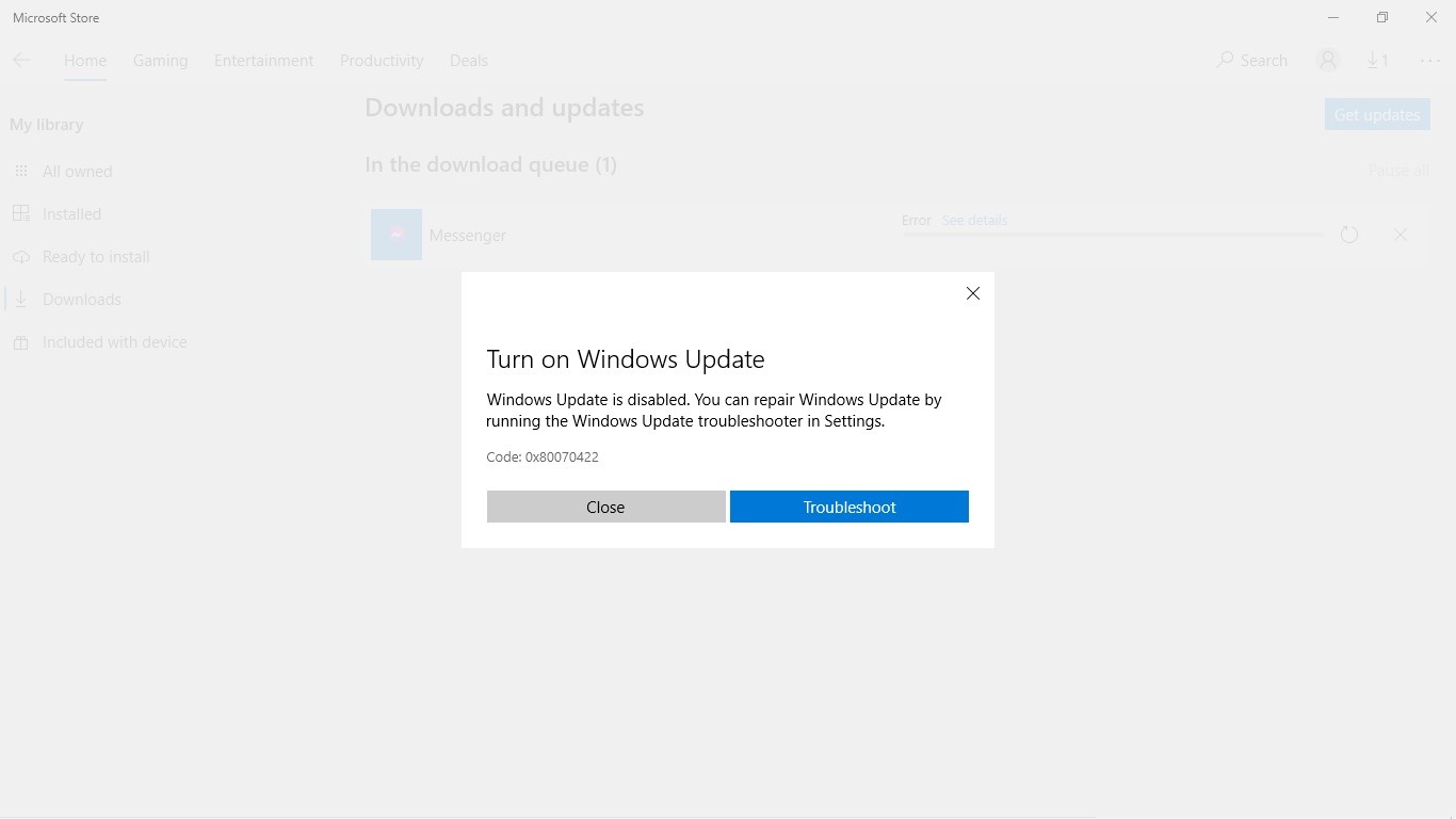 Windows Update is disabled - Microsoft Q&A
