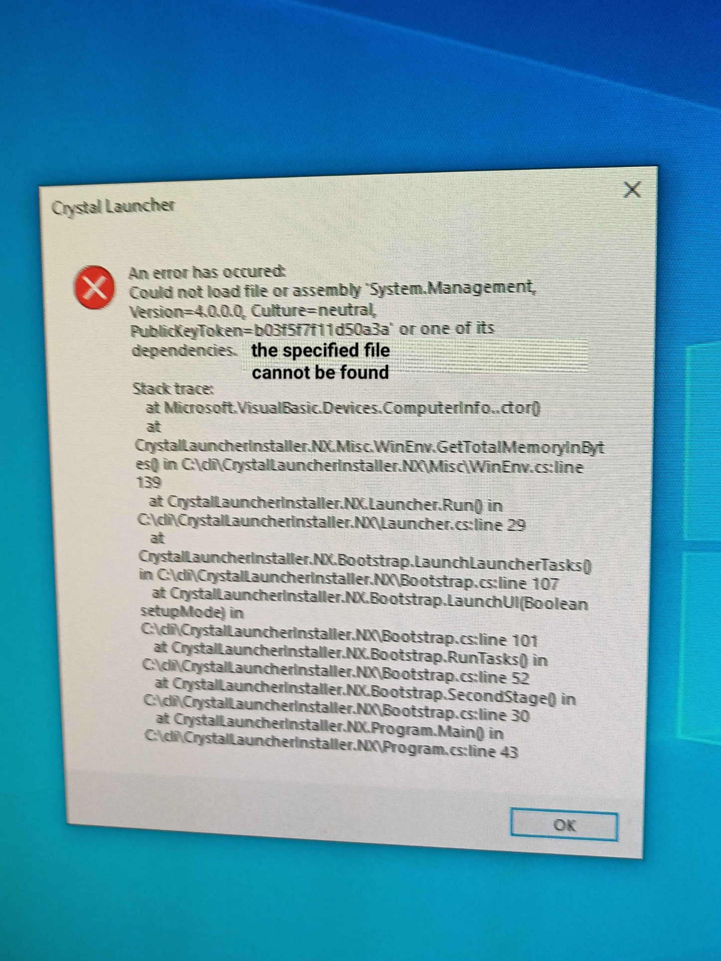 I need help with downloading a launcher of 1 game - Microsoft Q&A