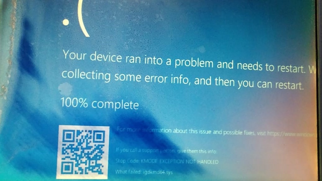 Jogo dando TELA AZUL: 