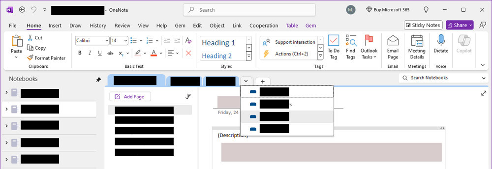 Number of OneNote section tabs are truncated - Microsoft Q&A
