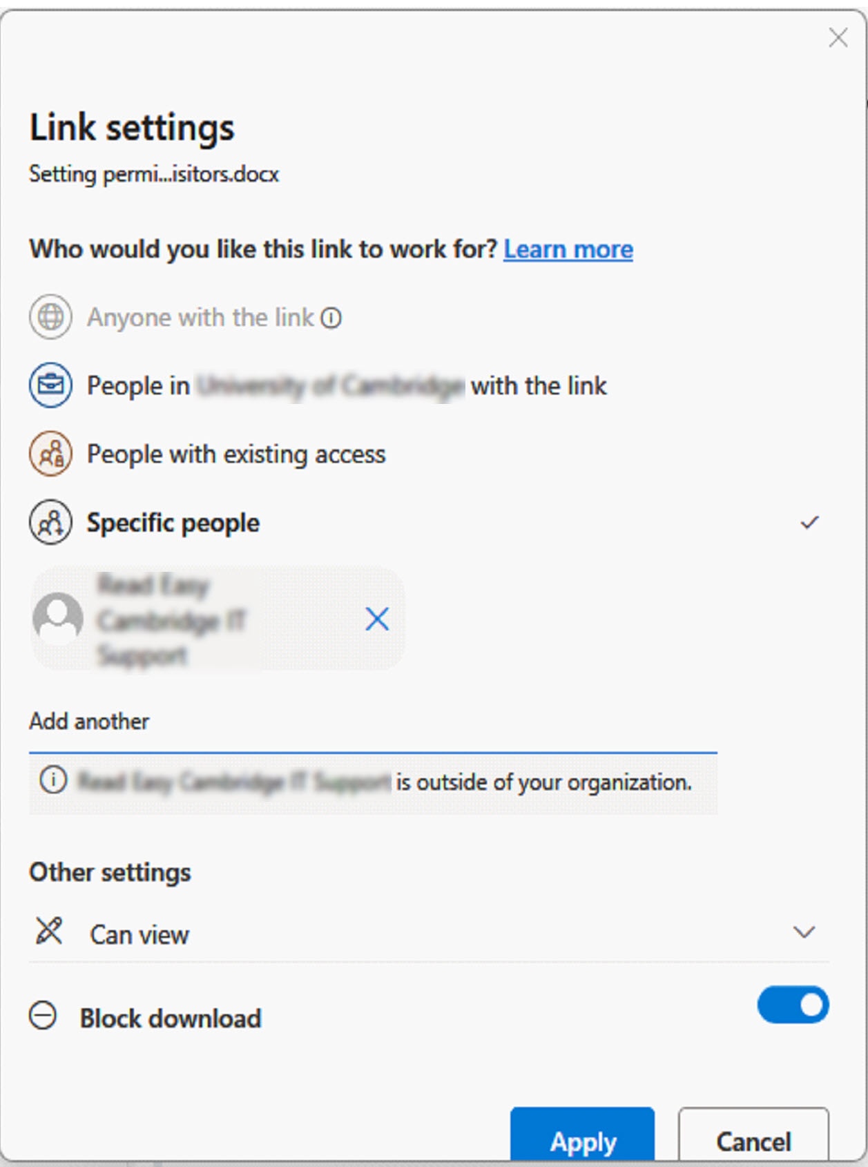 Teams / SharePoint - Restricted View Permission Level - Microsoft Q&A