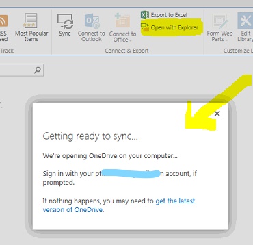 SharePoint - View in File Explorer opens OneDrive Sync instead of ...