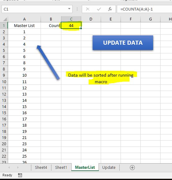 How to compile complete master data list from dynamically changing ...