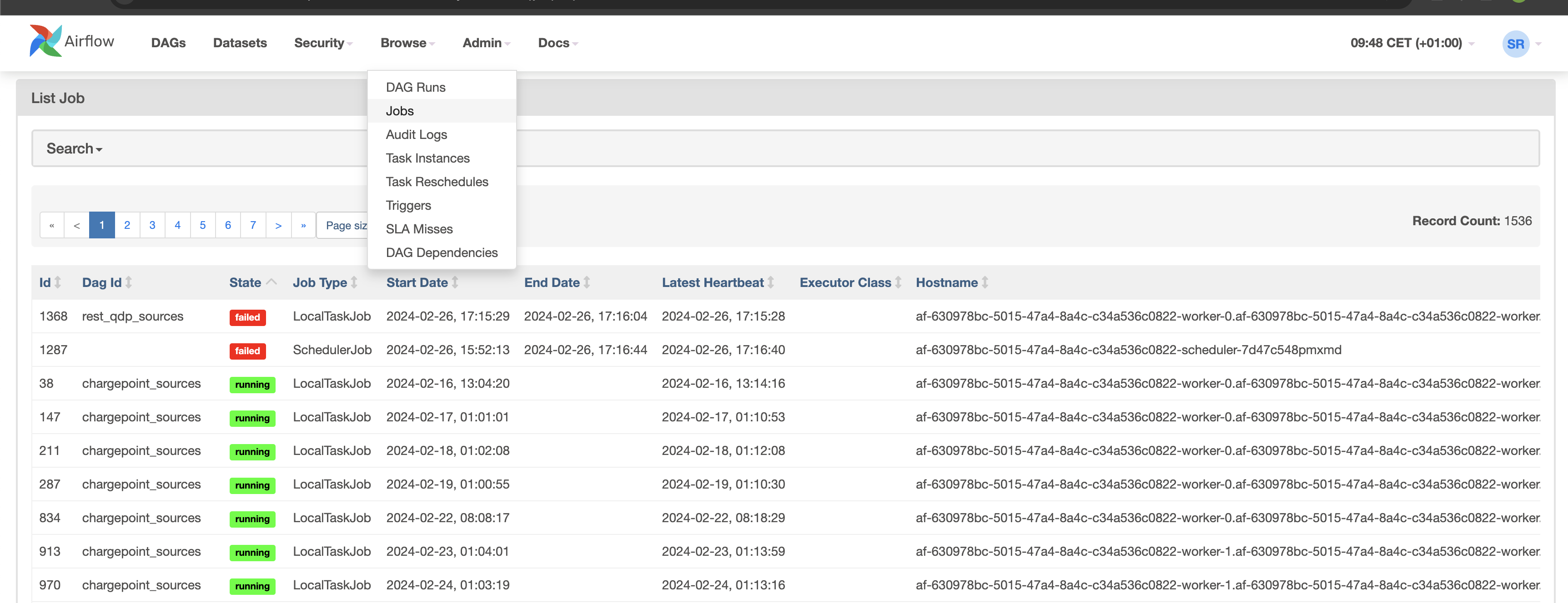Data Factory Managed Airflow - DAG jobs remain in a running state ...