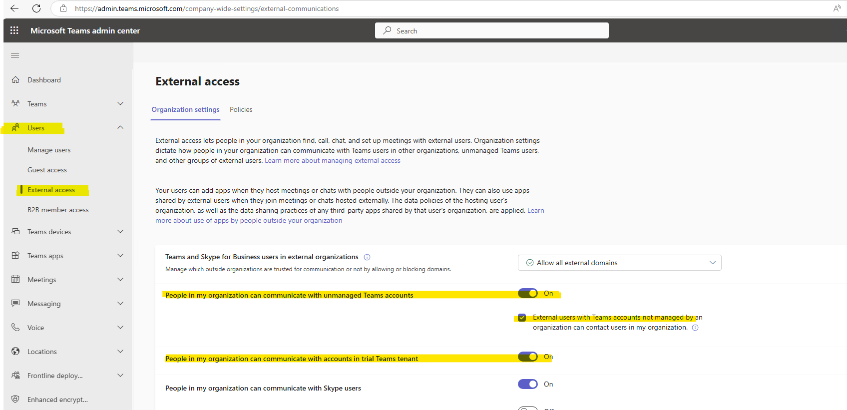 Unable to add external email in Teams - Microsoft Q&A