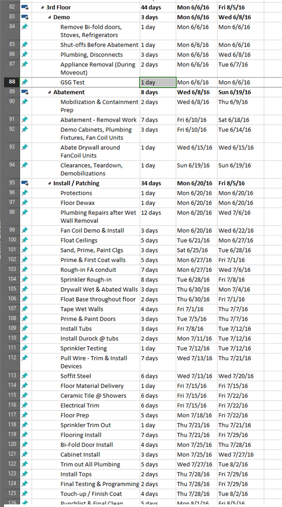 Move a set of tasks in Project without changing start date - Microsoft Q&A