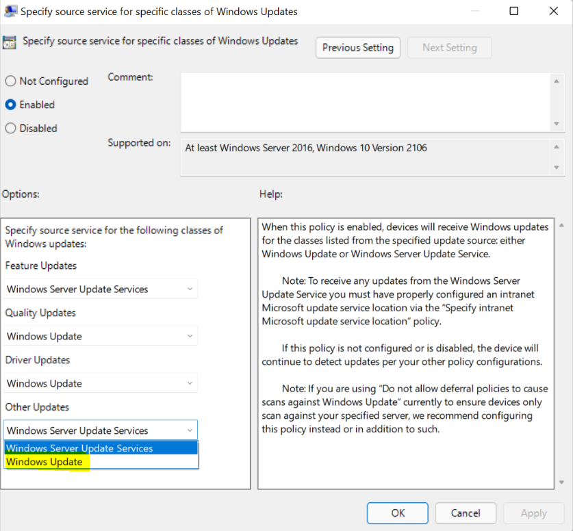 Windows Update ring not working - Microsoft Q&A