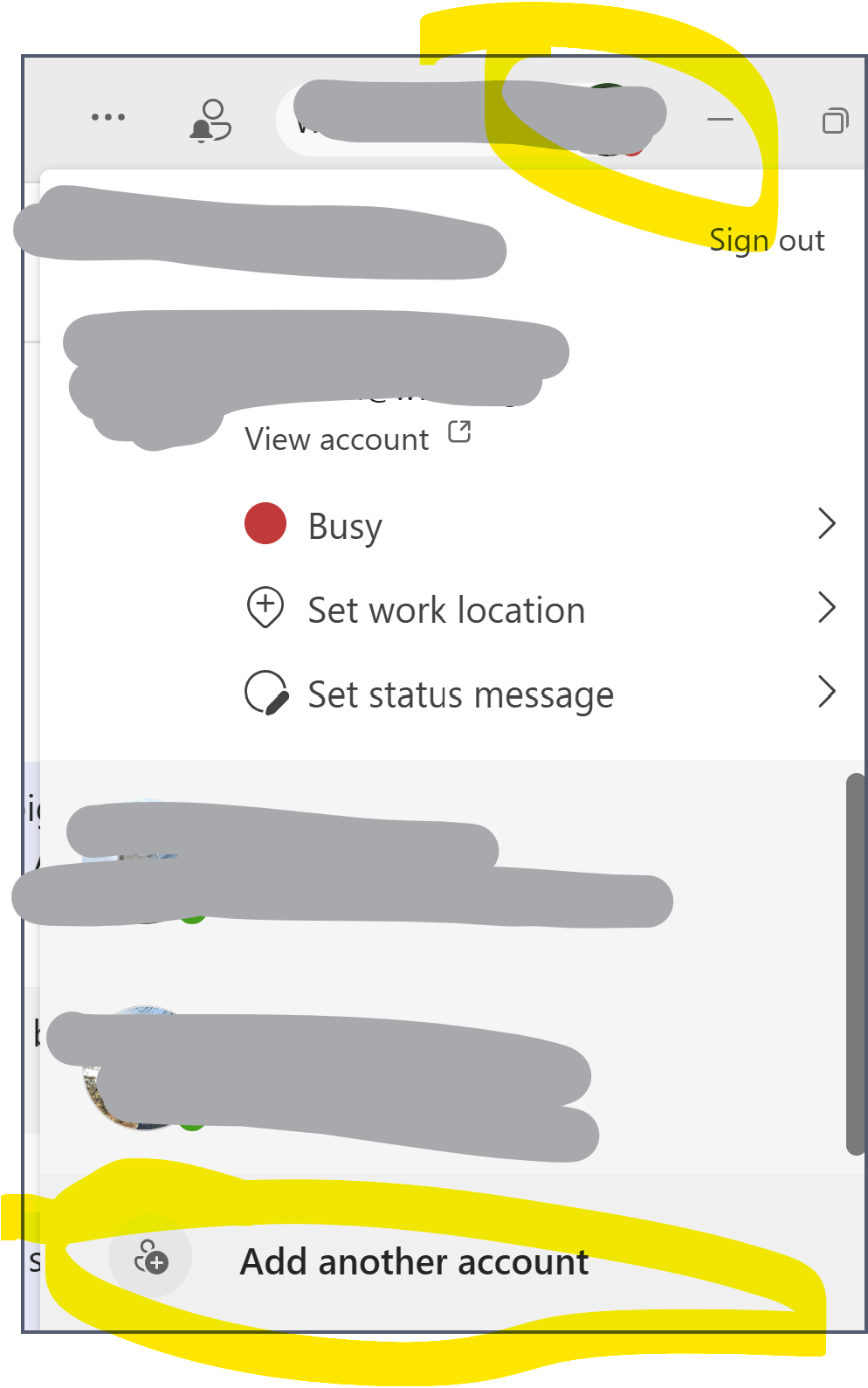 How to put two accounts in the one version - Microsoft Q&A