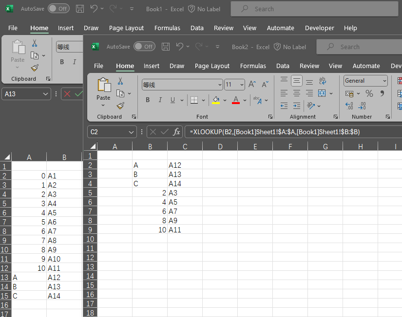 Simple X-LookUp retuning #NA - Microsoft Q&A