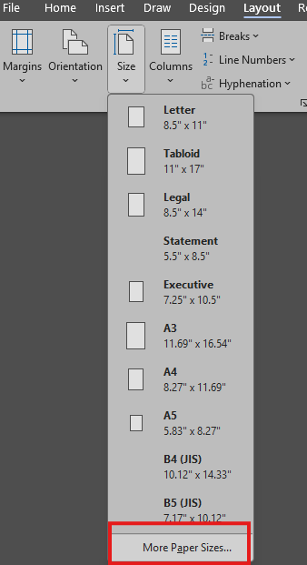 I want to create a document having paper size 10x12 but the view window ...
