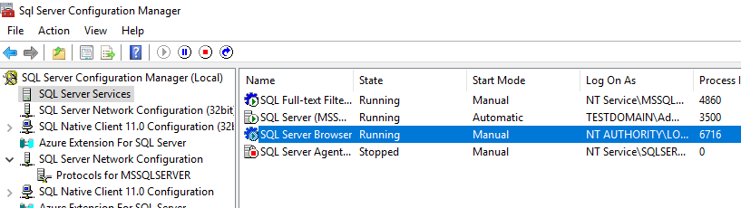 I can't connect VirtualIP pacemaker SQL server cluster by user domain ...