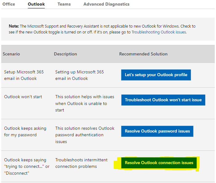Outlook can not connect to the server after rebooting the laptop ...