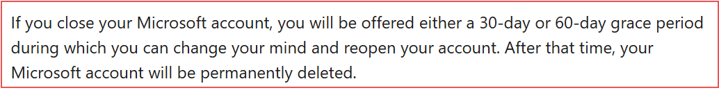 Reactivate old account - Microsoft Q&A