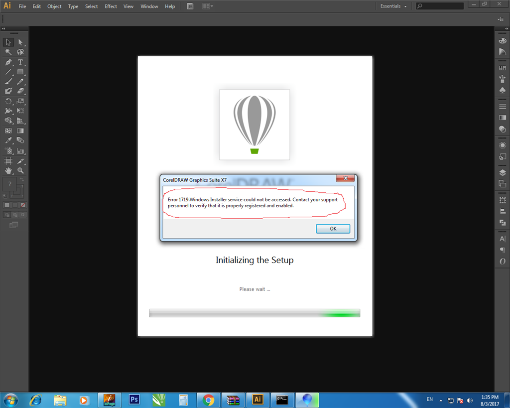 Error 1719: Windows Installer service could not be started. - Microsoft Q&A