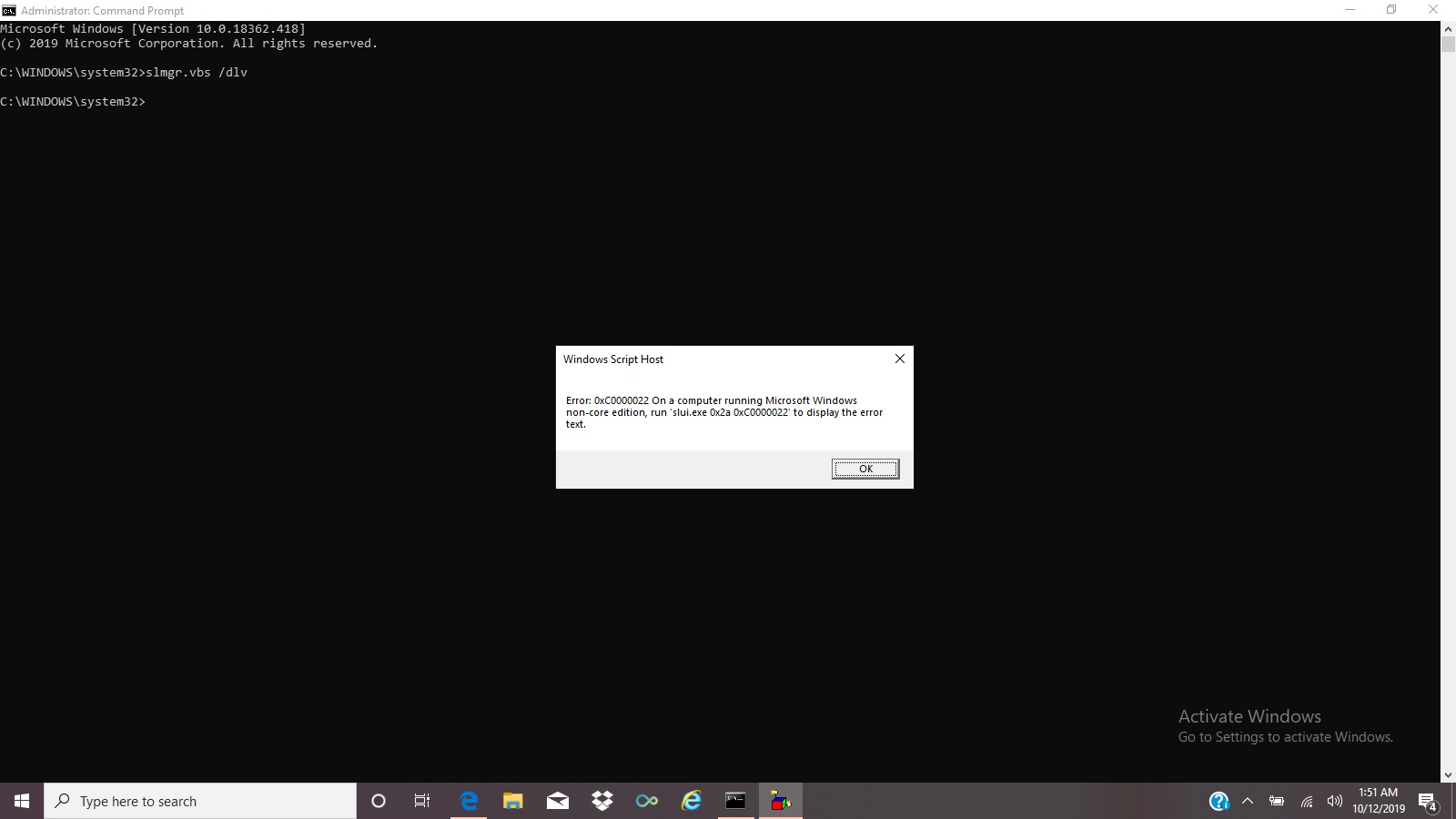 Activation required after reset Windows 10 Home on HP Laptop ...