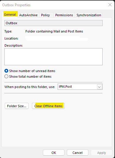 Outbox is displaying 1 message, but nothing is in it when I check. No ...