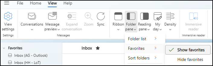 How can I change the display order of Outlook accounts ? - Microsoft Q&A