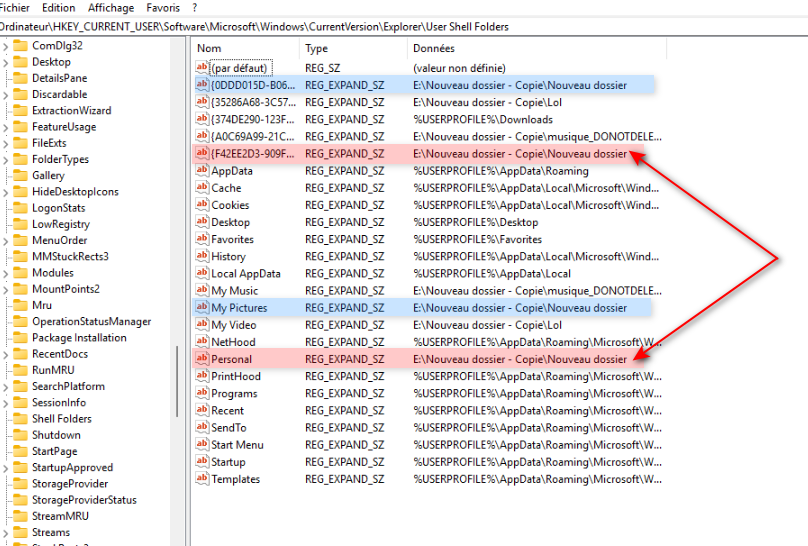 My documents missing from registry - Microsoft Q&A