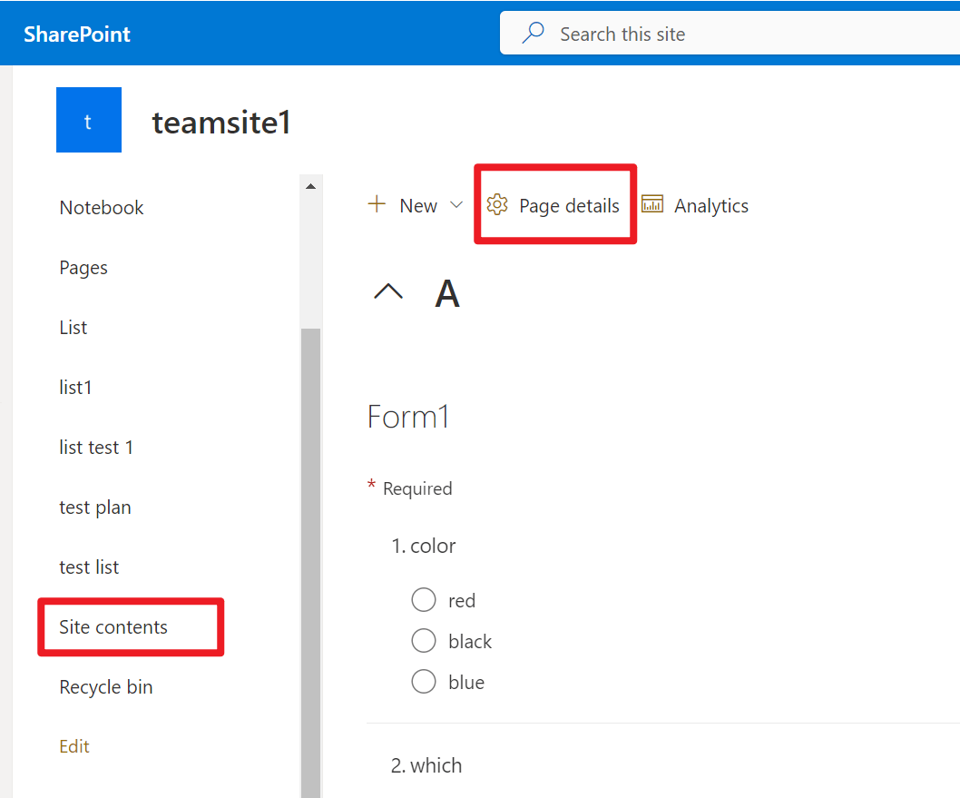 How can I hide the View All Content and Show Page Analytics from all ...