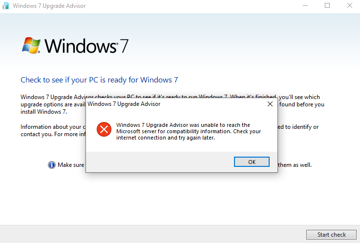 Windows 7 Installation failed - Microsoft Q&A