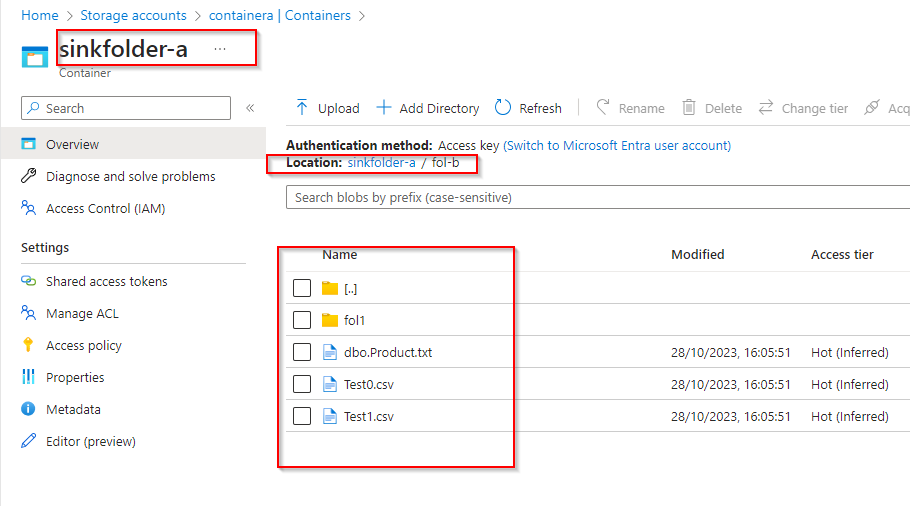 copy all folders directly to another storage account. - Microsoft Q&A
