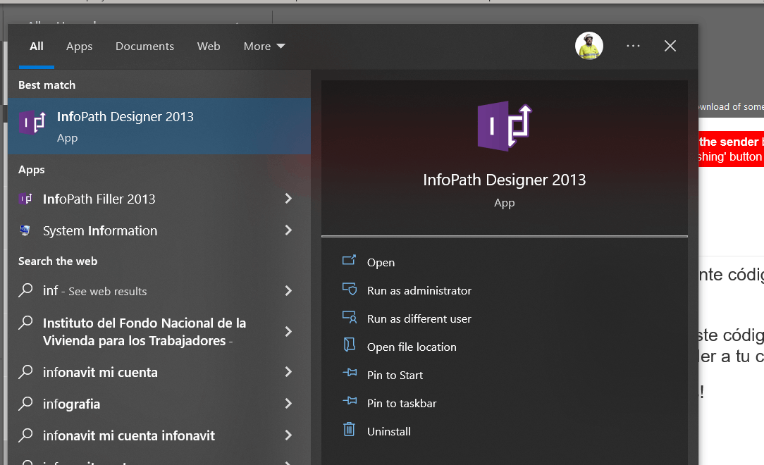 why microsoft infopath infopath not work? - Microsoft Q&A