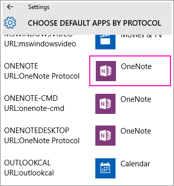 change default from onenote app to onenote application - Microsoft Q&A