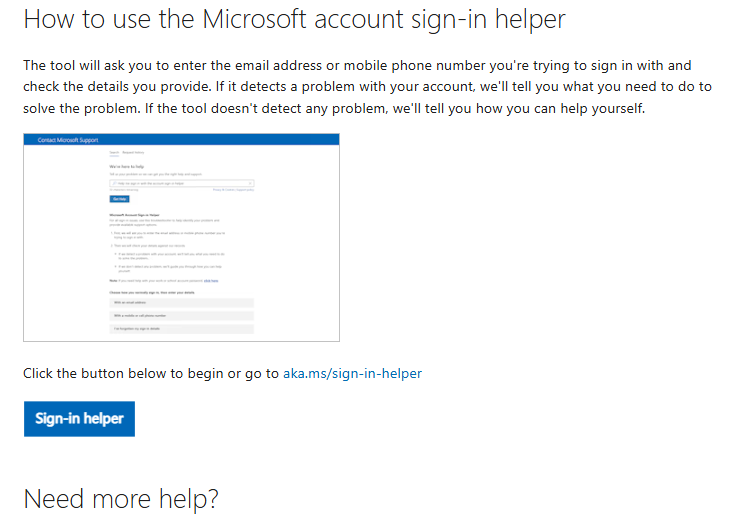 Unable to sign into my account - Microsoft Q&A
