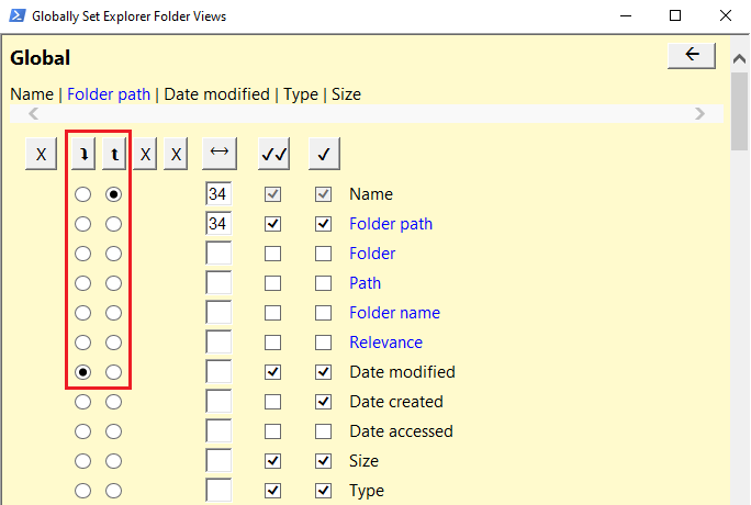 Sort by Date Modified while showing Folders at the beginning for every ...