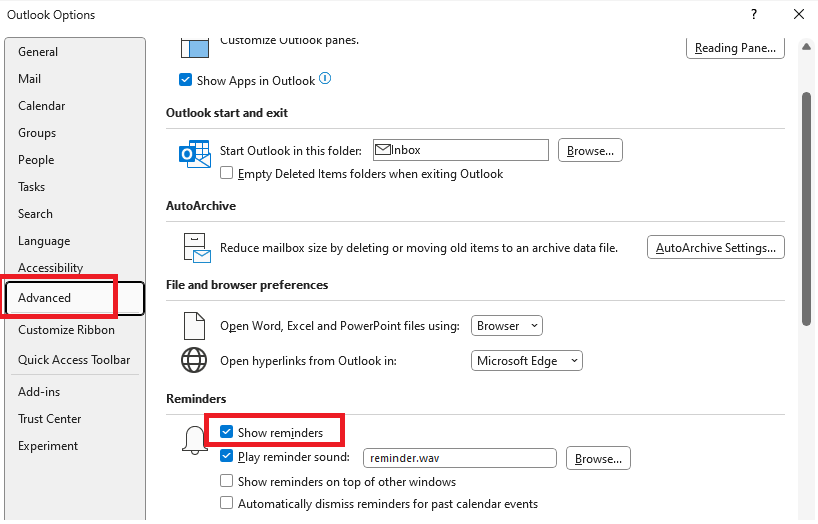How do I stop receiving calendar reminders in my inbox? - Microsoft Q&A
